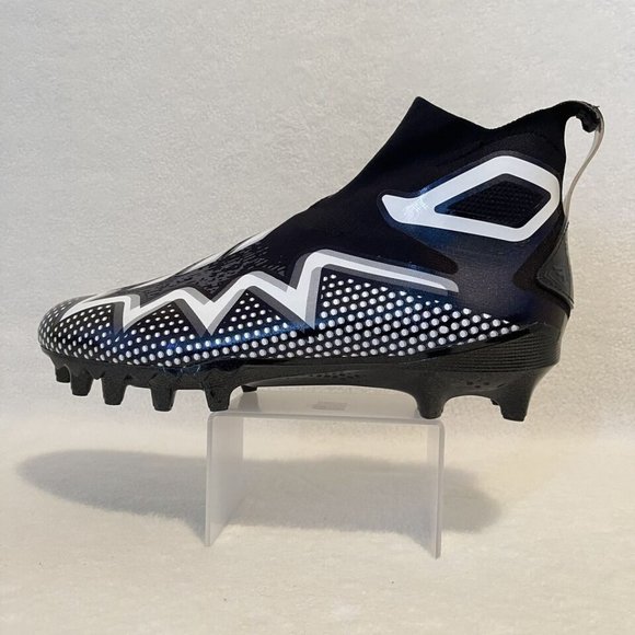 Adidas Black and White Men's Athletic Cleats - Picture 7 of 12